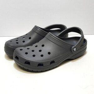 Crocs Classic Clog Slate Grey Unisex Men 11M WMNS 13 Comfort Lightweight Slip-On